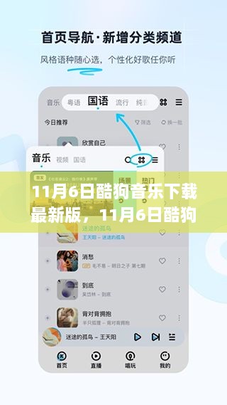 11月6日酷狗音乐最新版下载，音乐盛宴，畅享无限可能