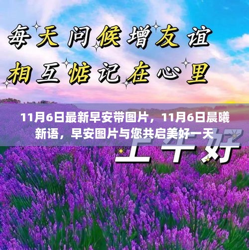 11月6日晨曦新语，早安图片，开启美好一天的祝福