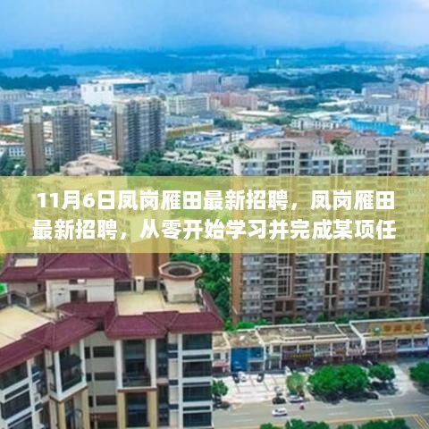 11月6日凤岗雁田最新招聘指南，从零开始完成任务的学习与行动步骤