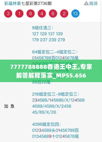 7777788888香港王中王,专家解答解释落实_MP55.656