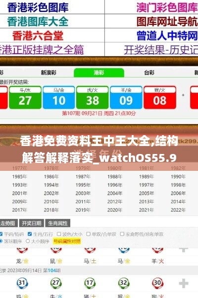 香港免费资料王中王大全,结构解答解释落实_watchOS55.902