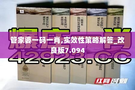 管家婆一码一肖,实效性策略解答_改良版7.094