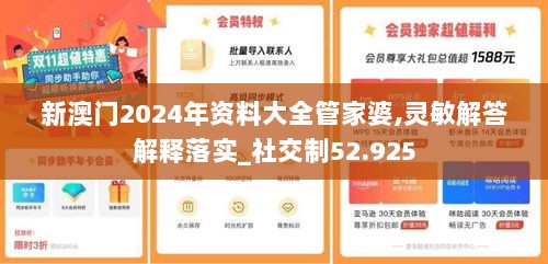 新澳门2024年资料大全管家婆,灵敏解答解释落实_社交制52.925