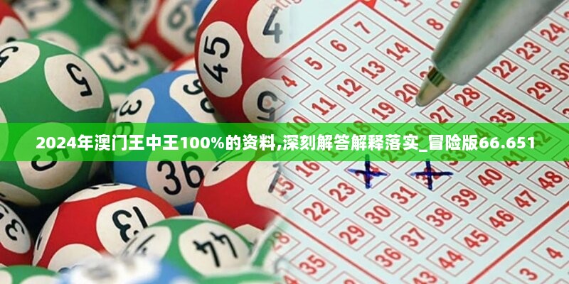 2024年澳门王中王100%的资料,深刻解答解释落实_冒险版66.651