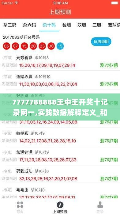 7777788888王中王开奖十记录网一,实践数据解释定义_和谐品12.146