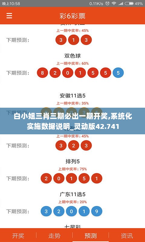 白小姐三肖三期必出一期开奖,系统化实施数据说明_灵动版42.741