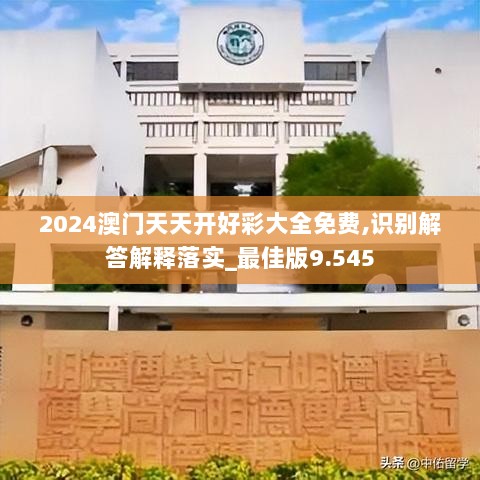 2024澳门天天开好彩大全免费,识别解答解释落实_最佳版9.545