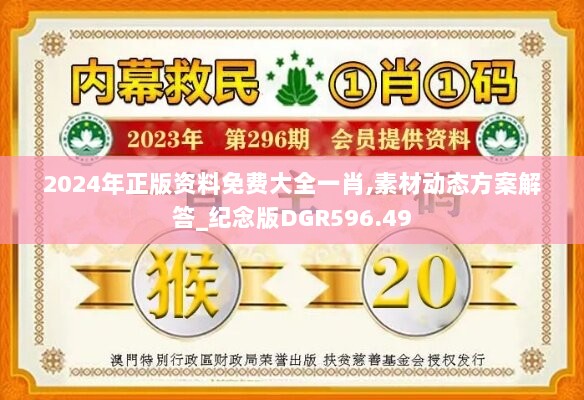 2024年正版资料免费大全一肖,素材动态方案解答_纪念版DGR596.49