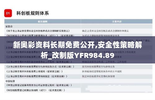 新奥彩资料长期免费公开,安全性策略解析_改制版YFR984.89