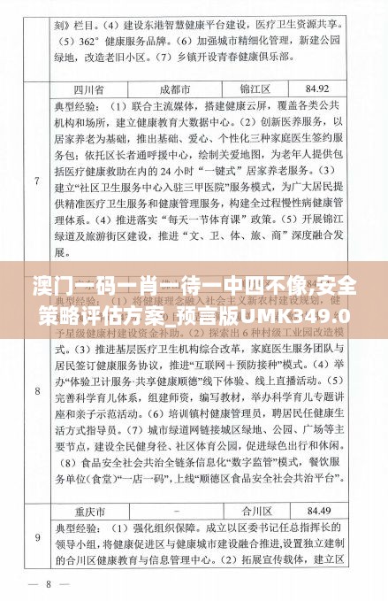 澳门一码一肖一待一中四不像,安全策略评估方案_预言版UMK349.07