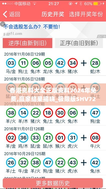 香港资料大全正版资料2024年免费,赢家结果揭晓_极限版SHV725.67