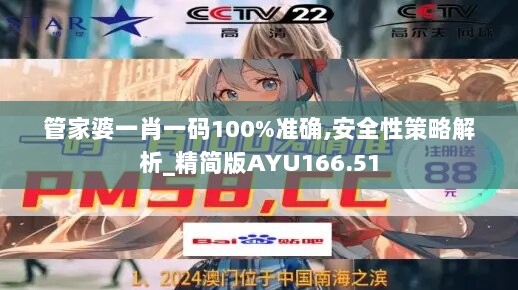 管家婆一肖一码100%准确,安全性策略解析_精简版AYU166.51