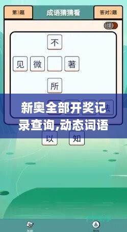 新奥全部开奖记录查询,动态词语解析_防御版CUM102.62