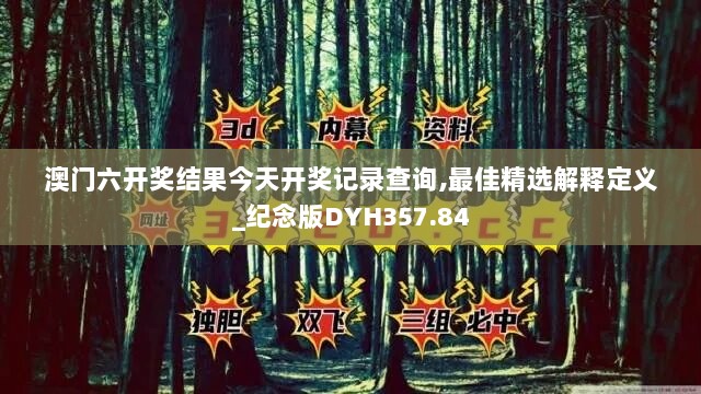 澳门六开奖结果今天开奖记录查询,最佳精选解释定义_纪念版DYH357.84