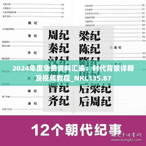 2024年度免费资料汇编：时代背景详释及视频教程_NKL135.87