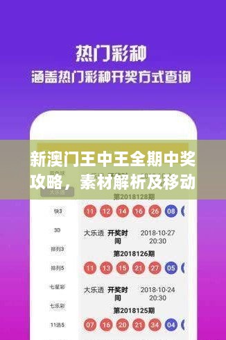新澳门王中王全期中奖攻略，素材解析及移动端CTP683.19操作指南