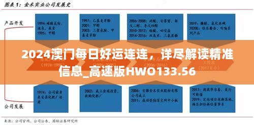 2024澳门每日好运连连，详尽解读精准信息_高速版HWO133.56