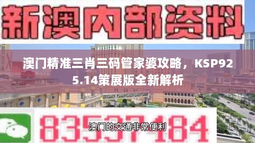 澳门精准三肖三码管家婆攻略，KSP925.14策展版全新解析