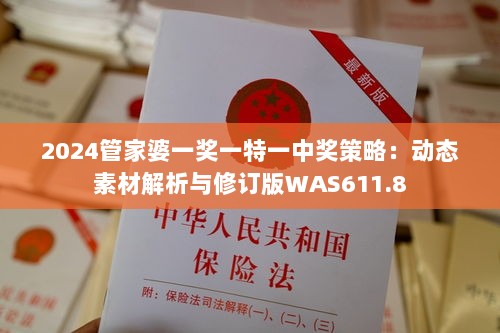 2024管家婆一奖一特一中奖策略：动态素材解析与修订版WAS611.8