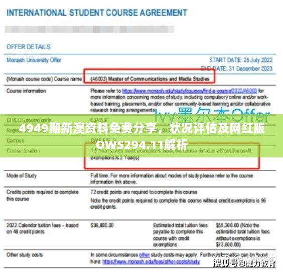 4949期新澳资料免费分享，状况评估及网红版OWS294.11解析