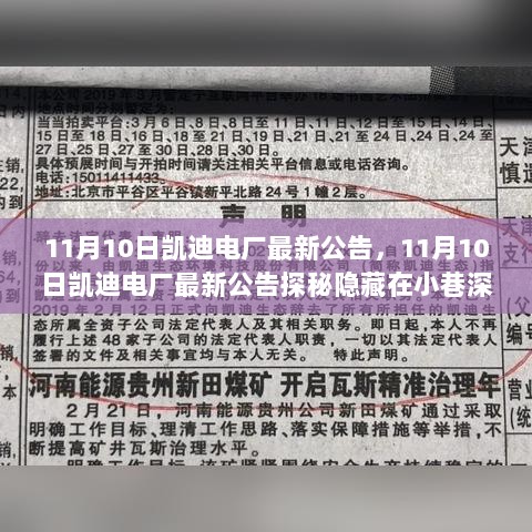 凯迪电厂11月10日最新公告，揭秘时光驿站附近的小巷特色小店