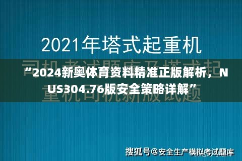 “2024新奥体育资料精准正版解析，NUS304.76版安全策略详解”