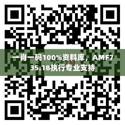 一肖一码100%资料库，AMF735.18执行专业支持