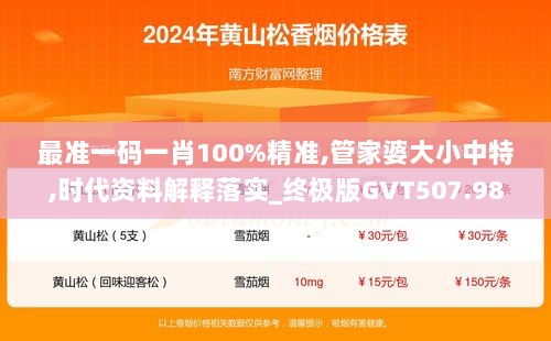 最准一码一肖100%精准,管家婆大小中特,时代资料解释落实_终极版GVT507.98