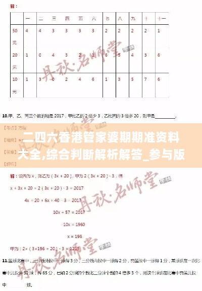 二四六香港管家婆期期准资料大全,综合判断解析解答_参与版EMQ151.22