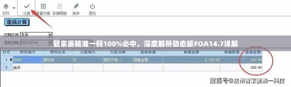 管家婆精准一码100%必中，深度解析动态版FOA14.7详解