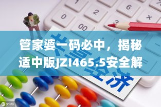 管家婆一码必中，揭秘适中版JZI465.5安全解码策略