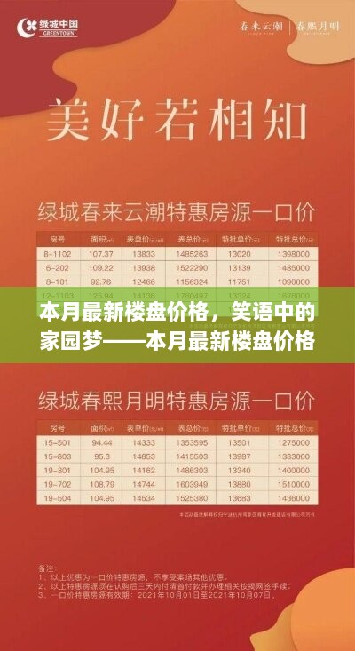 笑语中的家园梦，本月最新楼盘价格背后的温情故事