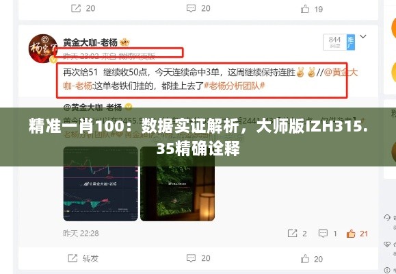 精准一肖100：数据实证解析，大师版IZH315.35精确诠释