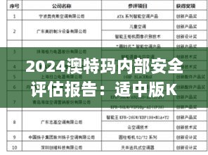 2024澳特玛内部安全评估报告：适中版KMF323.91策略指南