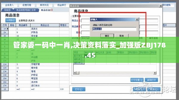 管家婆一码中一肖,决策资料落实_加强版ZBJ178.45