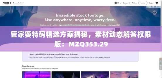 管家婆特码精选方案揭秘，素材动态解答权限版：MZQ353.29