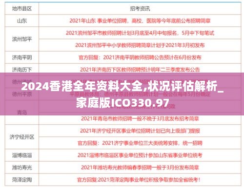 2024香港全年资料大全,状况评估解析_家庭版ICO330.97