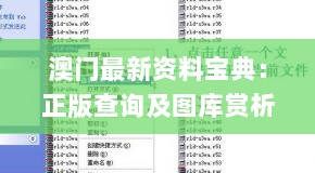 澳门最新资料宝典：正版查询及图库赏析_神准MGH512.88