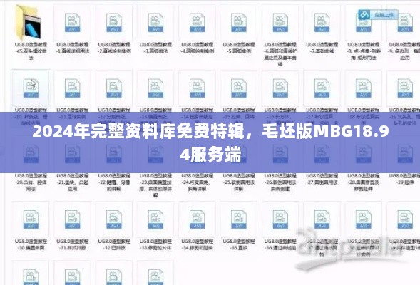 2024年完整资料库免费特辑，毛坯版MBG18.94服务端