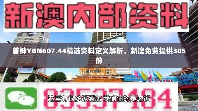 普神YGN607.44精选资料定义解析，新澳免费提供305份