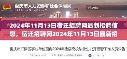 2024年11月13日宿迁招聘网最新招聘信息深度解析