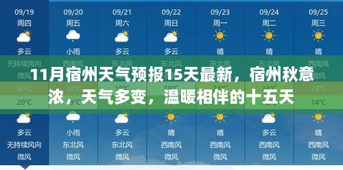 宿州11月天气预报，秋意浓，温暖相伴的十五天天气预报