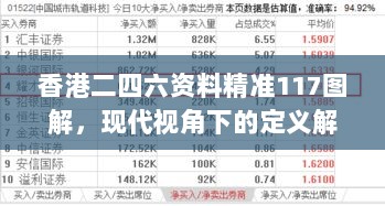 香港二四六资料精准117图解，现代视角下的定义解析