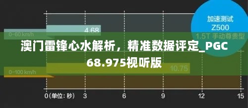 澳门雷锋心水解析，精准数据评定_PGC68.975视听版