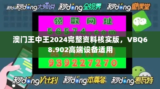 澳门王中王2024完整资料核实版，VBQ68.902高端设备适用