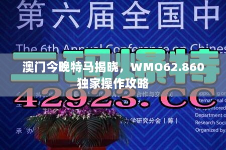 澳门今晚特马揭晓，WMO62.860独家操作攻略