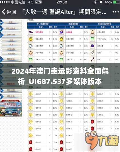 2024年澳门幸运彩资料全面解析_UIG87.537多媒体版本