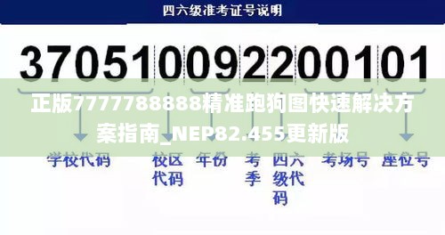 正版7777788888精准跑狗图快速解决方案指南_NEP82.455更新版