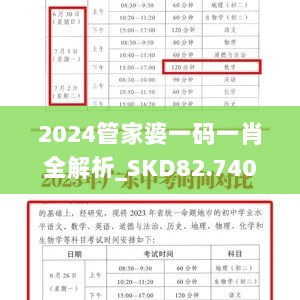 2024管家婆一码一肖全解析_SKD82.740套件版