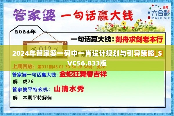 2024年管家婆一码中一肖设计规划与引导策略_SVC56.833版